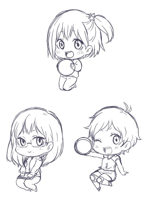 #ハイキュー
 
こんな感じのラミカとか作るつもりです('・ω・`)
出来る限りのキャラを描きたい(笑) 