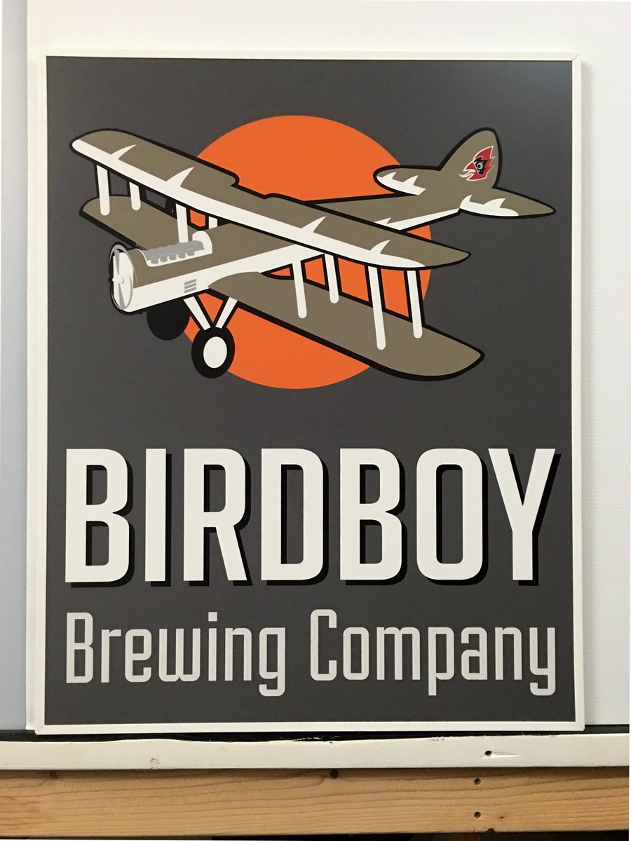TheSignChef's tweet photo. @Birdboybrewing's stylish, retro logo was the focal point of this custom sign. Birdboy Brewing Company is a locally owned and operated brewery committed to offering the finest craft beer. Turn your logo into a sign today https://t.co/xLouAyi9bV. #SignsWellDone #Brewery #CraftBeer https://t.co/5ZsSuyRSgJ