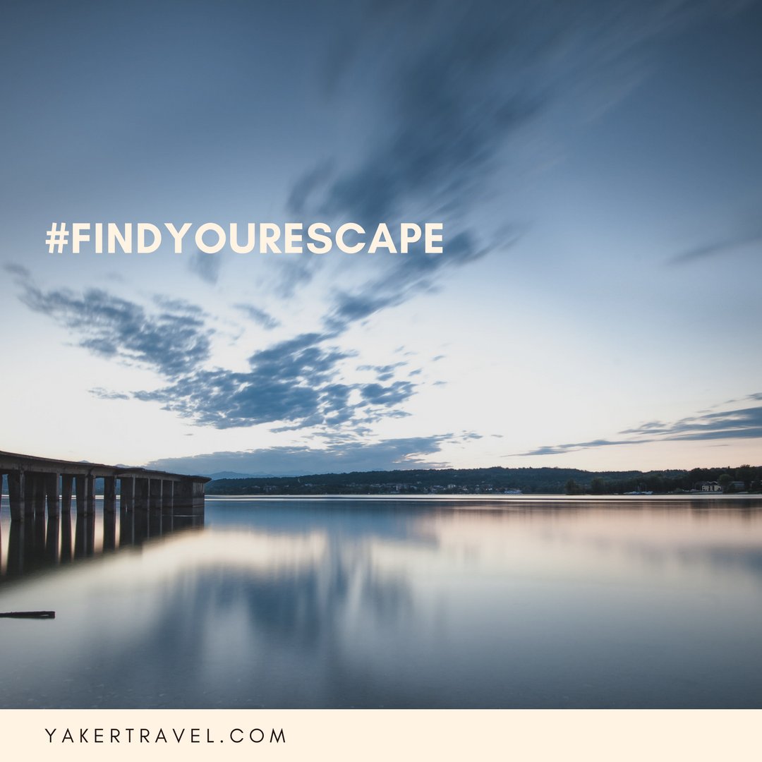 YakerTravel's tweet photo. We're Yaker Travel let's #FindYourEscape. We can search thousands of destinations for the best prices so you don't have to! Plan your escape now: https://t.co/ImK0qAnOfg #YakerTravel #findyourescape #shoreline #horizon #zoomout #jetty #islands #sunisset #reflection #trees #clouds https://t.co/6hXzmp2CjN