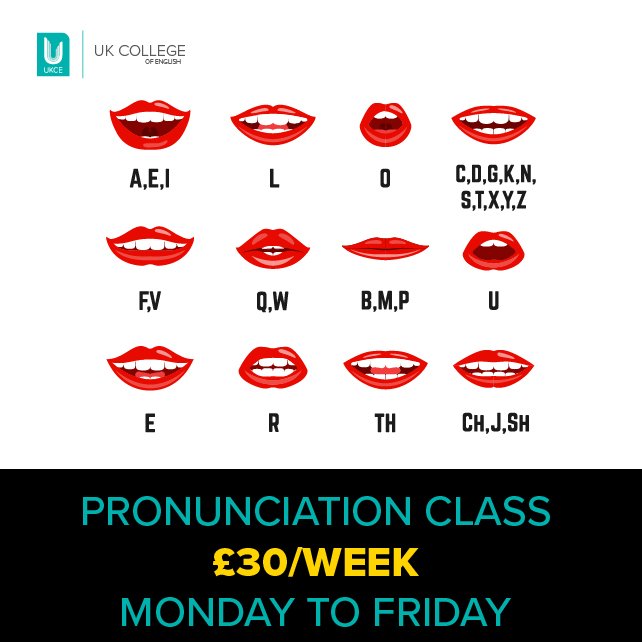 UK4English's tweet photo. Pronuntiation classes! £30/week! #ukce #learnenglish #pronuntiation #english #speaking #london #englishcourse https://t.co/lCkkgCk0Qh