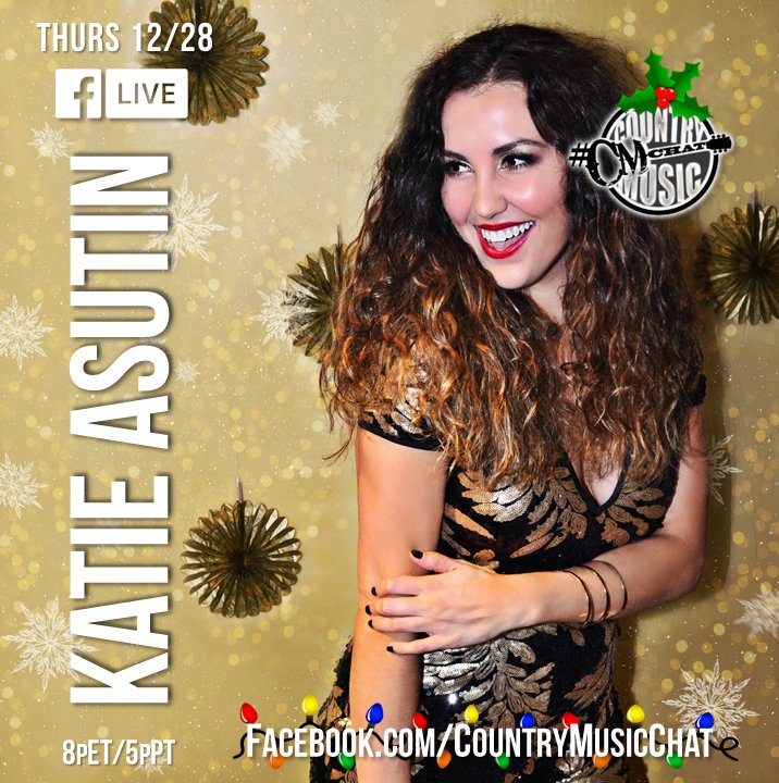 JessicaNorthey's tweet photo. Super thrilled and full of holiday cheer that we have @katieaustinband for a livestream on https://t.co/zDUwloM0O6 tonight at 7pCT! #Cmchat https://t.co/m7zAnSVHLZ