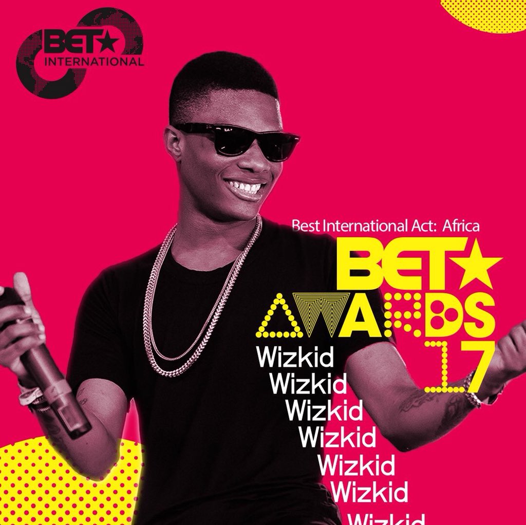 Wizkid won “Best International Act: Africa” for the second time at the 2017 BET Awards. He’s the most nominated (4x) and awarded artist in the category.