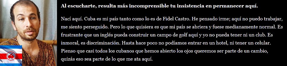 liavillares's tweet photo. #MichelMatos: La #SeguridaddelEstado es quien negocia con #artistas q "han pasado la raya", no los funcionarios de Cultura. Cuando hacía #Rotilla, tenía que negociar con ellos. Soy un artista, un activista, no un infiltrado ni un militar, no tendría por qué lidiar con #militares. https://t.co/NPJVsS9sr9