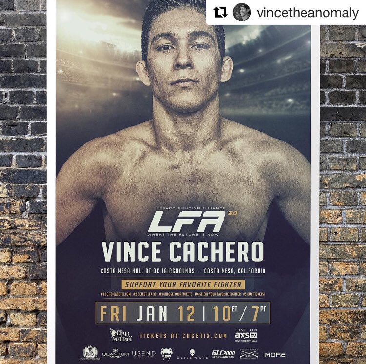 SystemsTC's tweet photo. It’s that time again! @VinceTheAnomaly is getting ready to crush his opponent on
January 12th for #lfafighting 👊You don’t want to miss it, so make sure to get your tickets NOW before they sell out!! #systemstrainingcenter #fighter #mma https://t.co/k5yPoypSoW