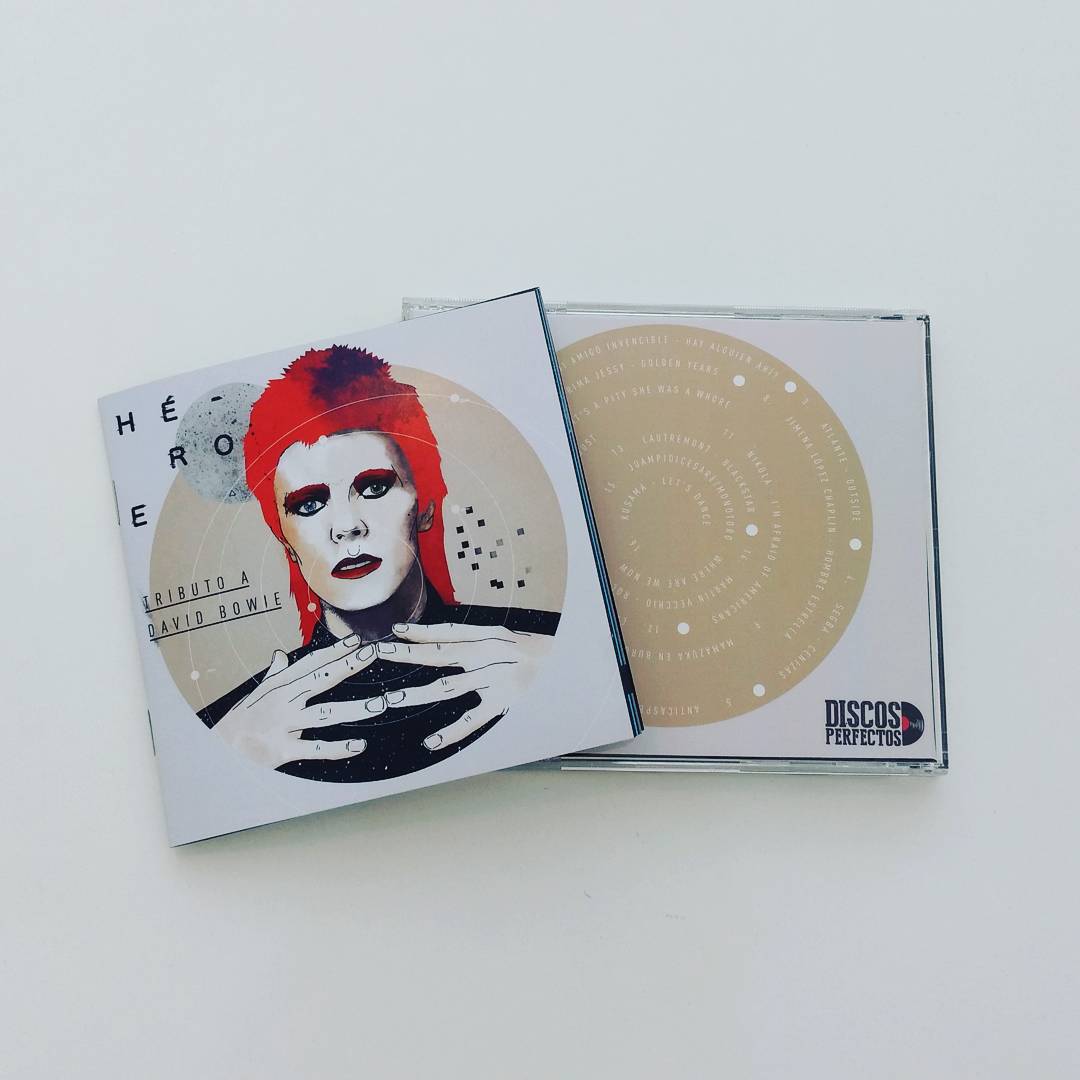 DiscosPerfectos's tweet photo. Te podés ganar una copia de Héroe, el disco tributo a David Bowie. Para hacerlo sólo tenes que seguirme y darle RT a este tuit. Se va el próximo  jueves 4 de enero. https://t.co/PFkTehAi1h