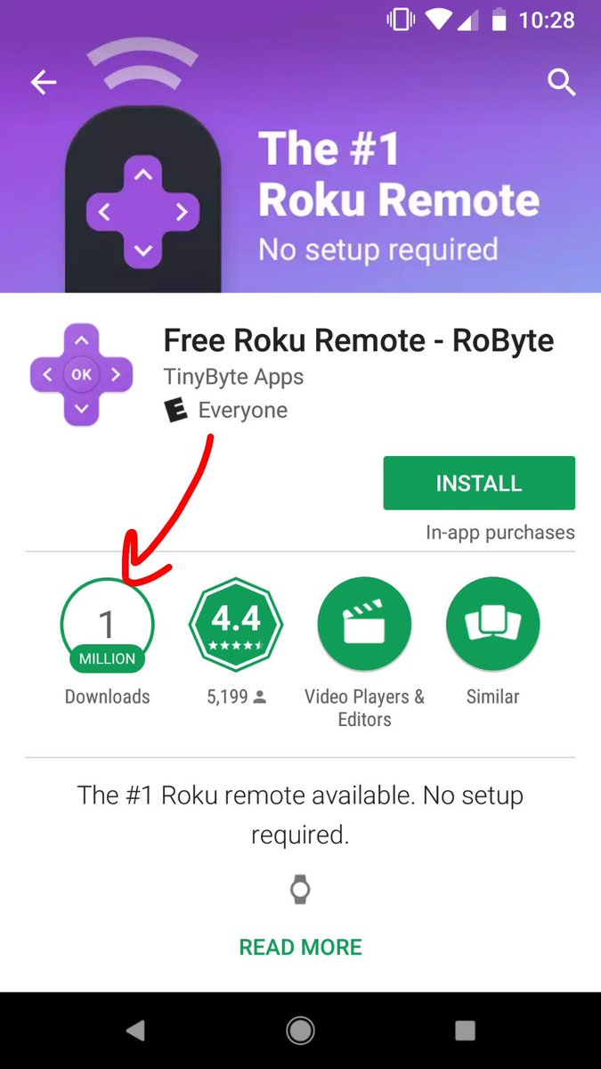 robyteapp's tweet image. We've crossed 1 million downloads of RoByte Roku Remote on Android! 🎉🍾