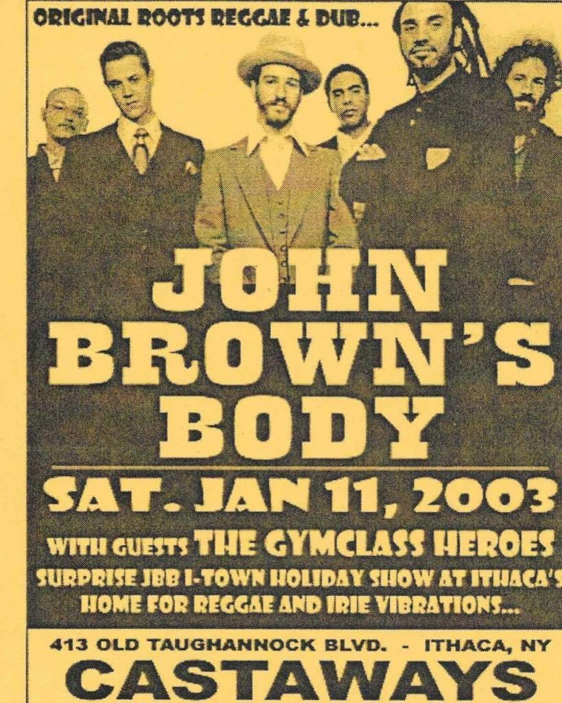 #tbt to 2003 at Ithaca’s old home for live music - Castaways - with @gymclassheroes. Bringin the warmth to the northeast this weekend and although #Ithaca at @thehauntithaca and #Boston at @hobboston are #soldout we still have some tickets available for #Rochester at @anthol…