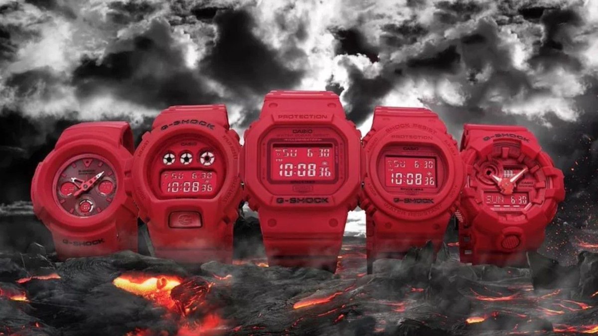 Los relojes G-Shock celebran 35 años con colección Red Out bit.ly/2laWSCS
