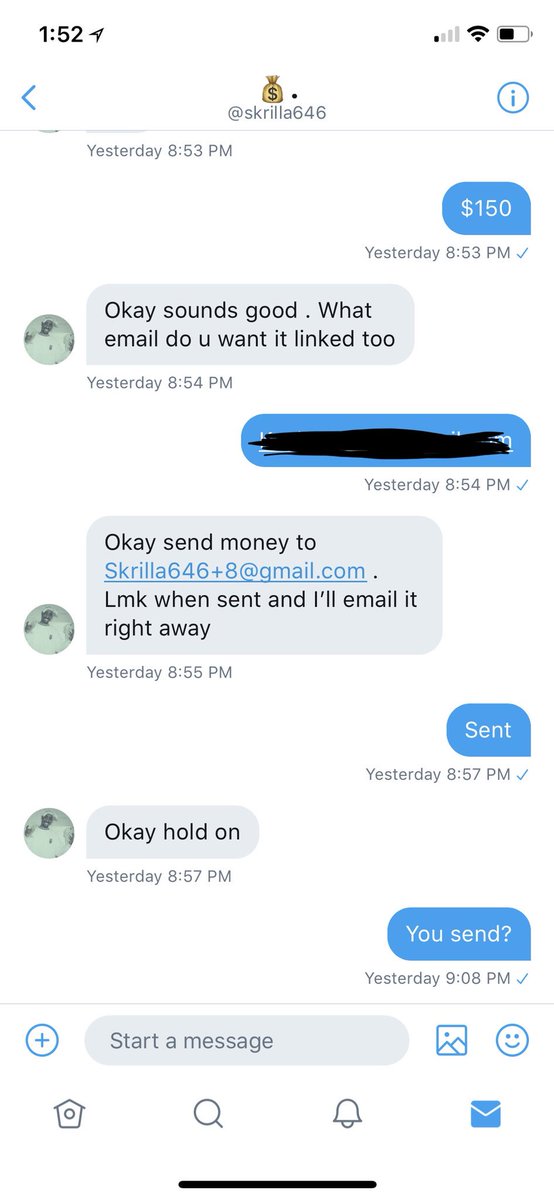 el_cheapo_'s tweet image. SCAMMER ALERT:  Sent @skrilla646 $150 for CasperCop Premium and all he sends me is a picture of a fucking ghost.  Please RT!!