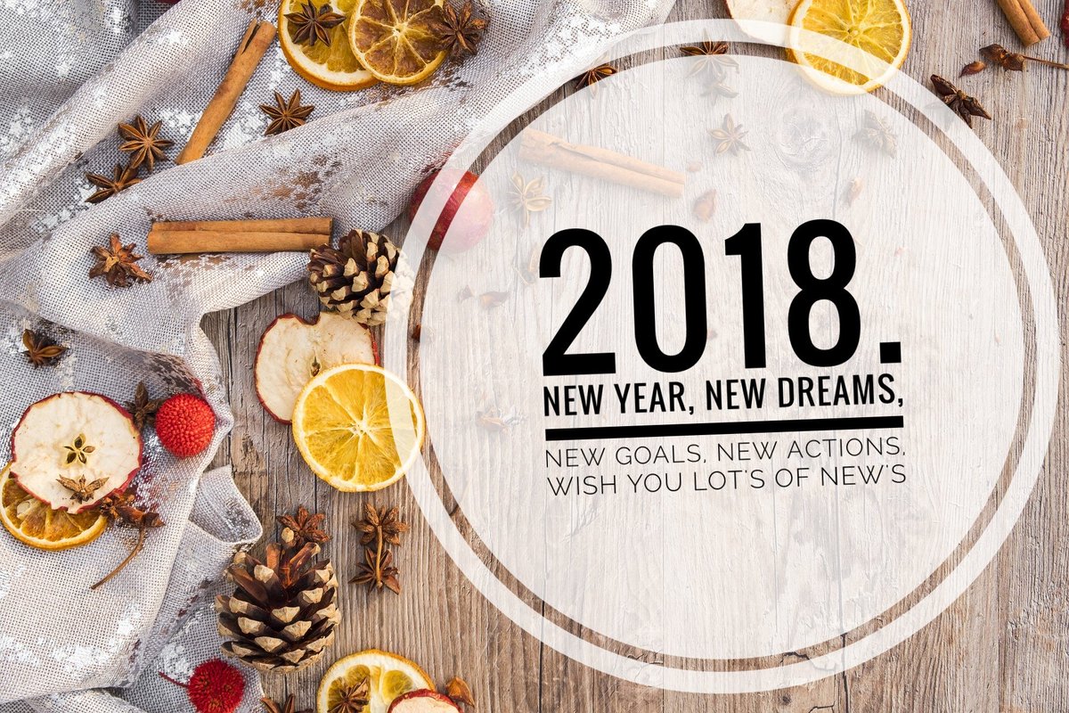 mylifebalance's tweet photo. Wish you lot's of NEW's in 2018. #mylifebalance https://t.co/INCMJ6gjYK