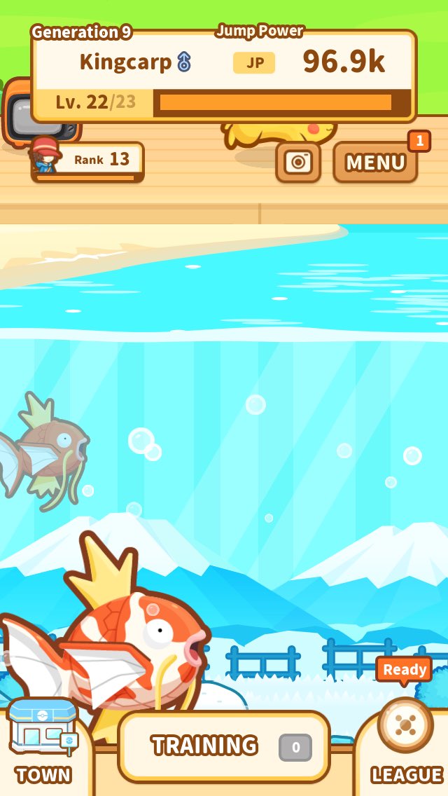 HawkmanNSXC's tweet photo. Kingcarp! Jump! #Magikarp https://t.co/NwK0bylCGL https://t.co/m87IesGiVP