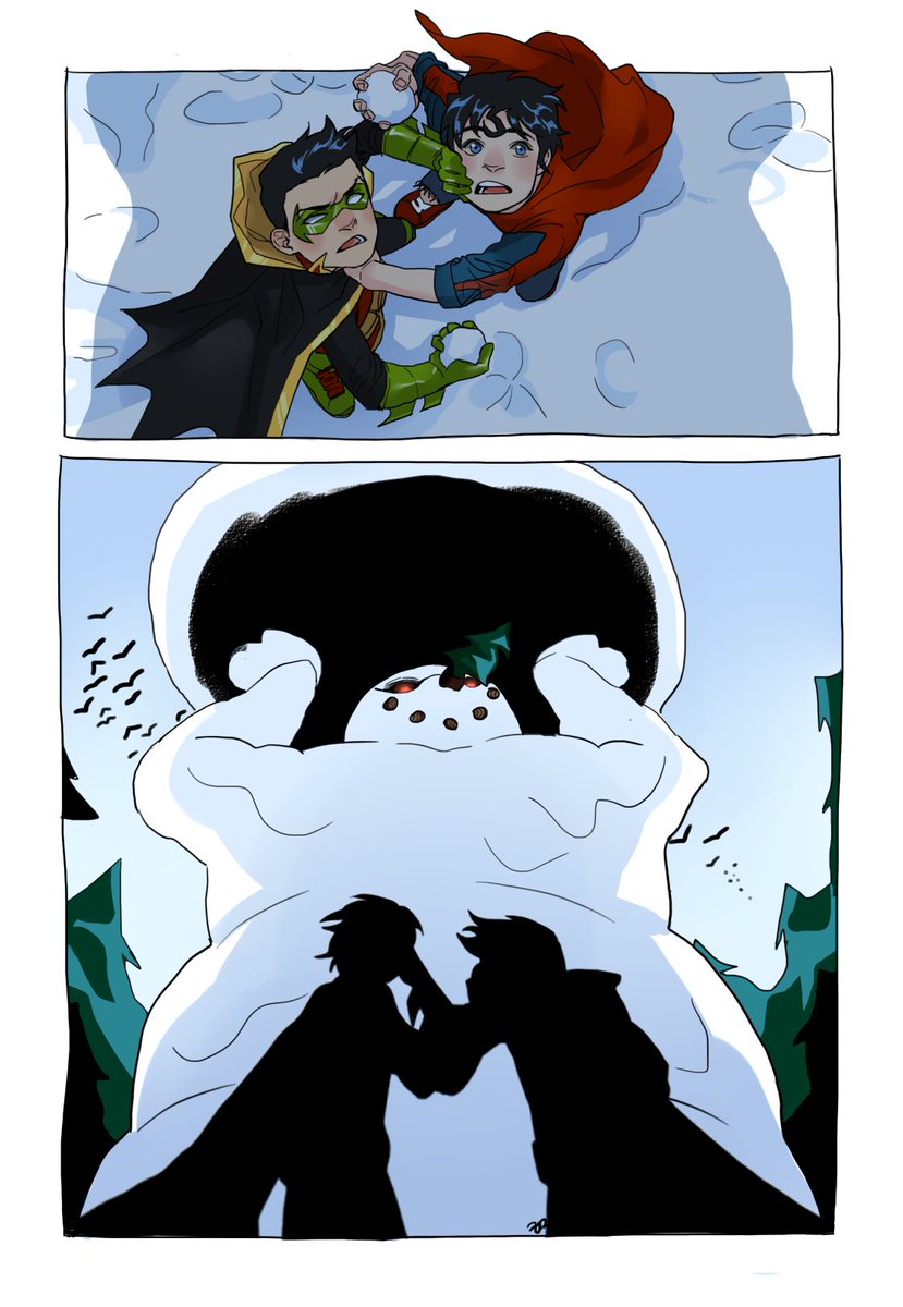 치고받고 싸우는 존뎀이랑 햅삐 스노우맨Translate post