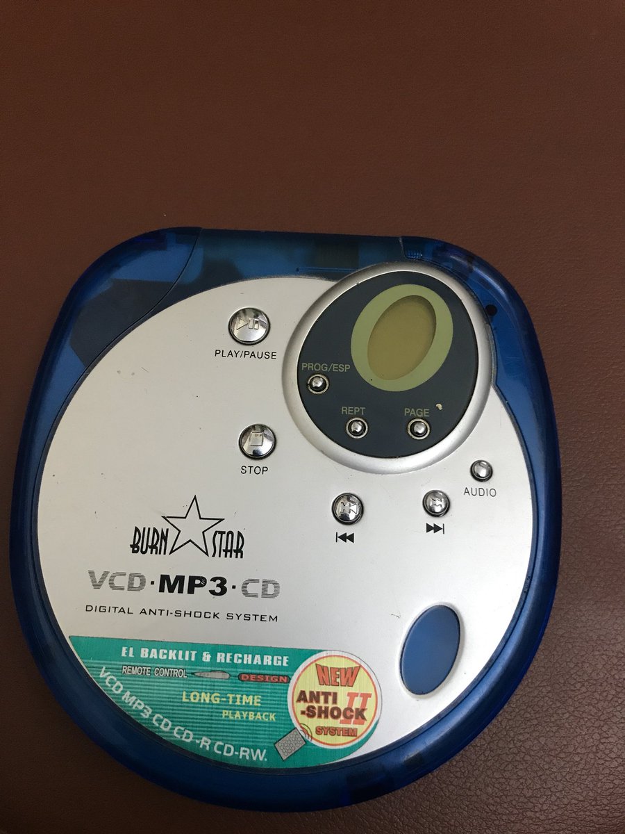 FAISALmouthshut's tweet photo. This device was magical. Anybody recall portable vcd player? This one served me ~2002. #gadgetCleanup https://t.co/iMb2W9SYWD