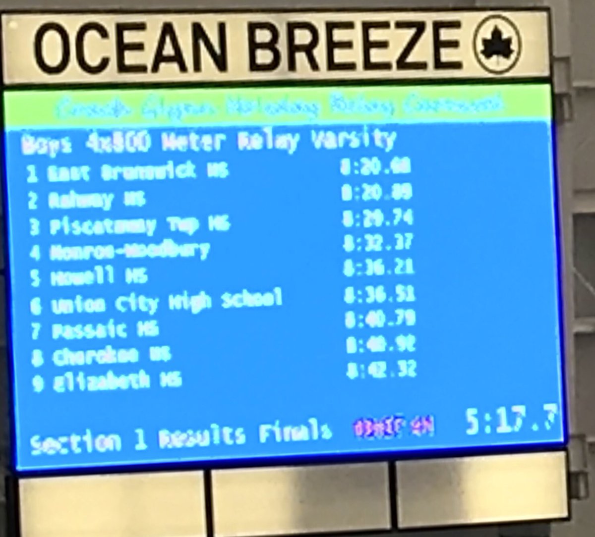MsLilHil's tweet photo. #anotherraceanothermedal #runlikearebel #5th 4x800 @HowellTrack https://t.co/L3RSajtnY3