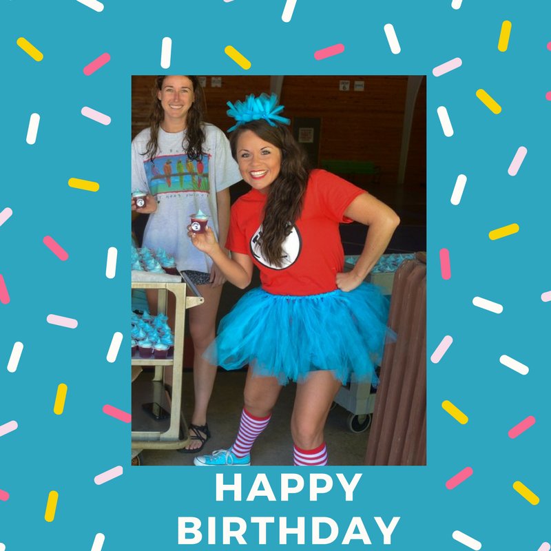 campsealeharris's tweet photo. Happy Happy Birthday to Amanda Fieder-Griffin, #CampSealeHarris Nutrition Manager for programs at Camp ASCCA! Amanda makes sure meals & snacks are delicious, nutritious and fun while at Camp Seale Harris. We hope you have an amazing day, Amanda! ππ #CSH2017 #T1D https://t.co/3bLdGE8aF7