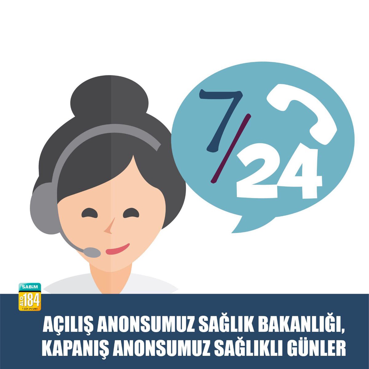 Vatandaşın Bakanlığa açılan en önemli kapısıyız.
#184sabimkadrobekliyor
<a href="/tcbestepe/">T.C. Cumhurbaşkanlığı</a> <a href="/TC_Basbakan/">TC Başbakanlık</a> <a href="/saglikbakanligi/">T.C. Sağlık Bakanlığı</a>