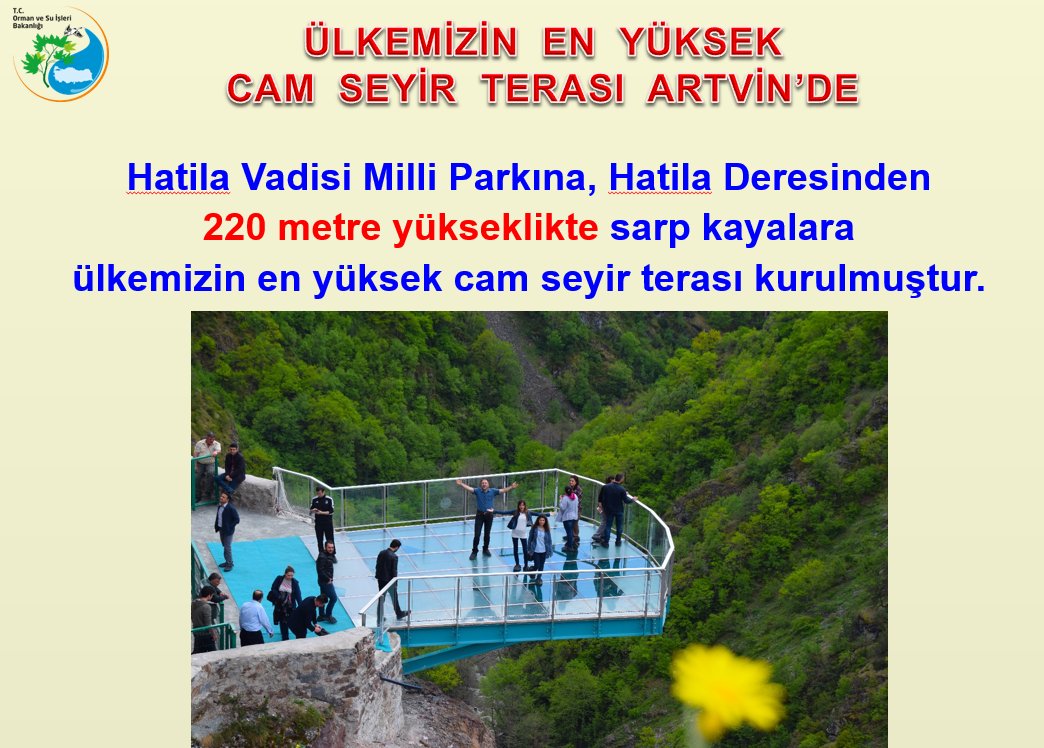 dkmp6blg's tweet photo. Ülkemizin En Yüksek Cam Seyir Terasını Artvin'de İnşa Ettik. #ormansuvarsahayatvar https://t.co/bN1S6eq6nY