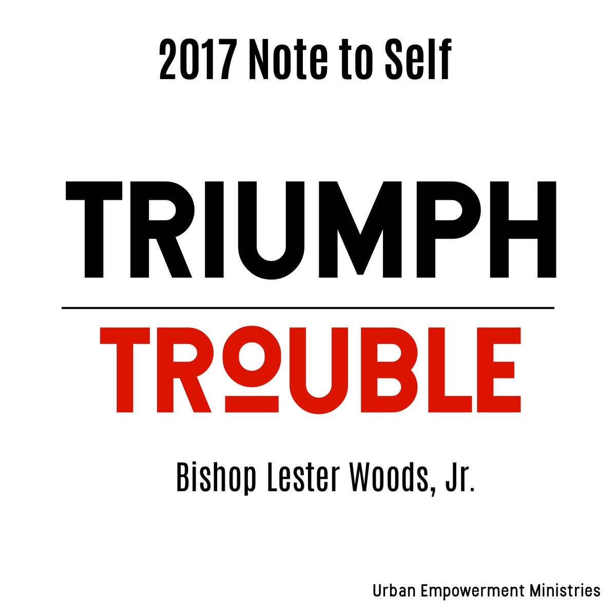 uE3ministries's tweet photo. 2017 Note to Self:
I will Triumph Over my Troubles!
Bishop Lester Woods, Jr.
#Confessions2017 #Preparation4Elevation #ByFaithBeFree2018 https://t.co/C4qBsdGufr
