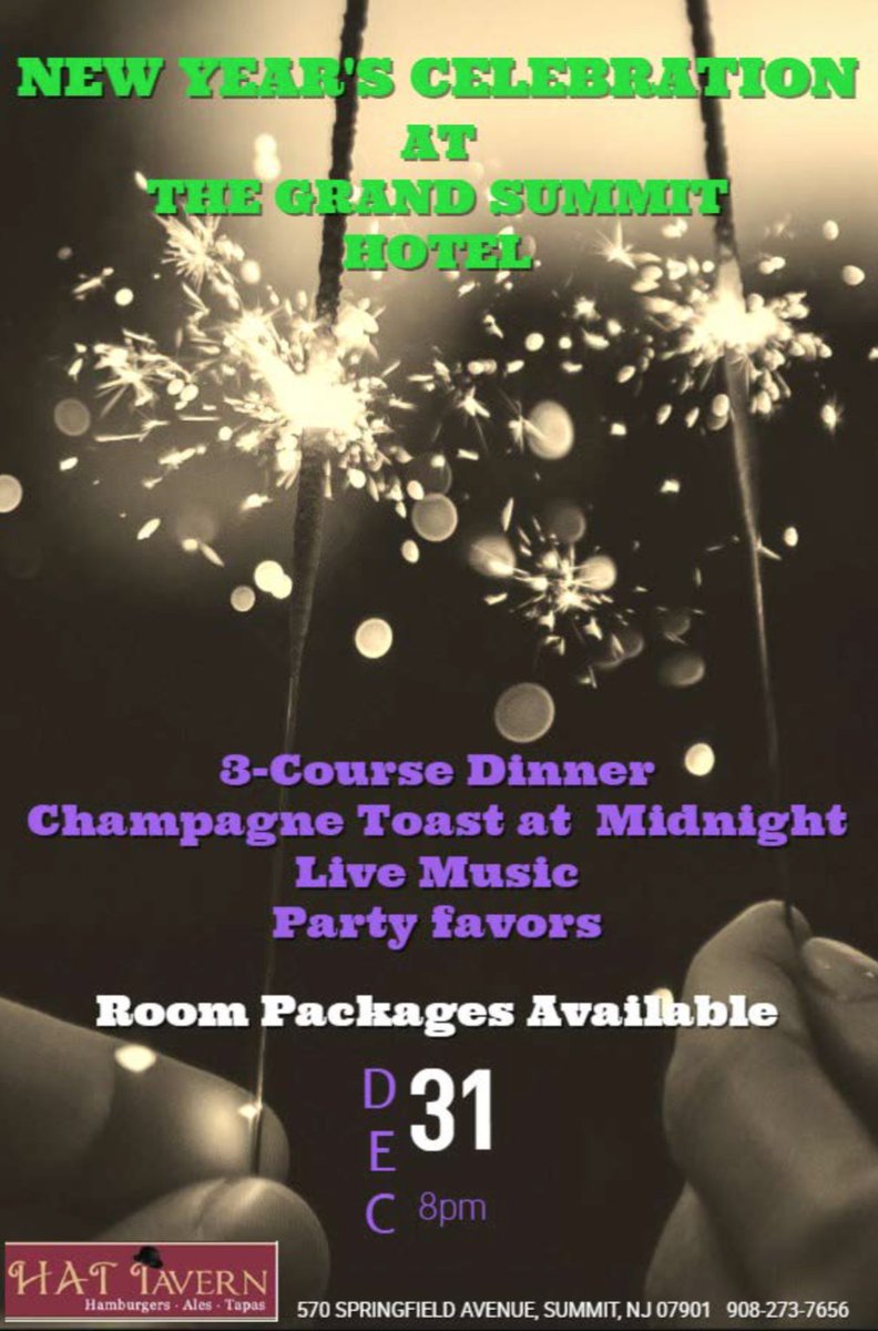 Today is the last day to RSVP to <a href="/SummitHotel/">Grand Summit Hotel</a>'s #NewYearsEve Celebration! Enjoy a 3-course dinner, live music, dancing, champagne toast, and breakfast New Year's morning. For more info, visit: bit.ly/gsnye #NYE <a href="/hattavern/">HAT Tavern</a> #grandsummithotel #closebysummit