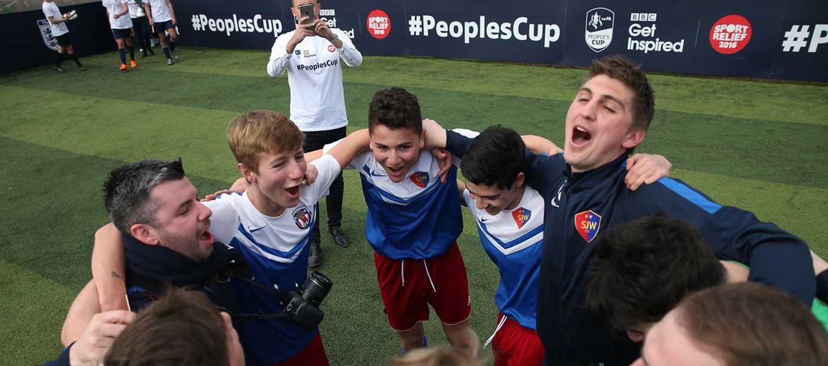 EnglandFootball's tweet photo. Make a New Year's resolution you can actually keep and sign up to the 2018 #FAPeoplesCup today! 😜

🏆 https://t.co/HE8kZRHFIm https://t.co/QIL9Xevd3Y