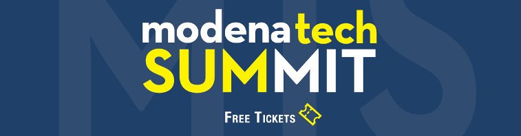 Vi siete registrati al Modena Tech Summit che si terrà il 20 gennaio 2018?
Maggiori i dettagli in questo post: buff.ly/2CLFlYq