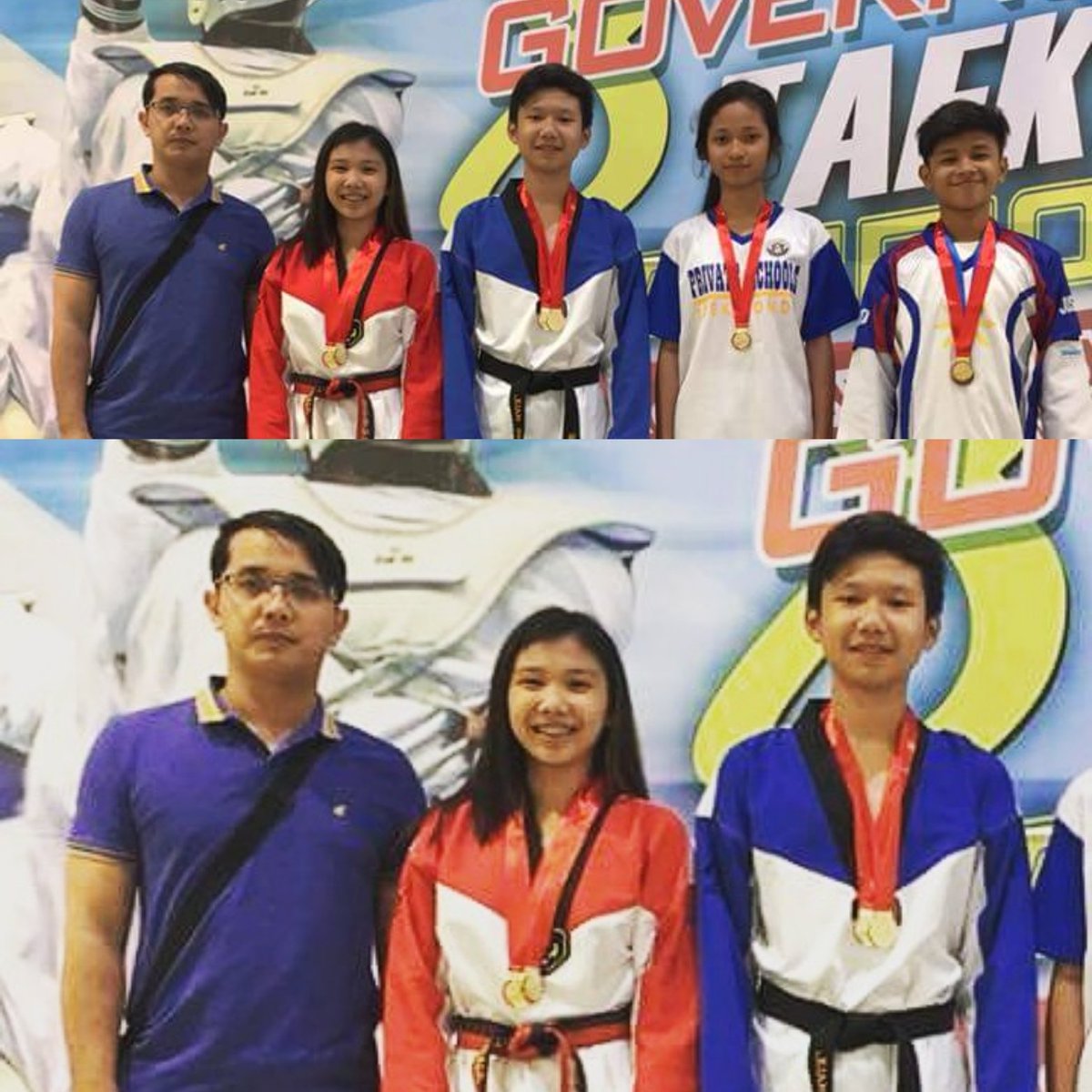 NETKDTRNGCTR's tweet photo. CONGRATULATIONS!!!🏆🏆🏆
Over All Champion at 8th Governor's Cup TKD Champs., plus MVP award for Juan Rico Asuncion &amp; Aikrisna Asuncion. it is truly a merry christmas for us. 🎉🎊🎄🏅🥋 https://t.co/xUswJqnUOe