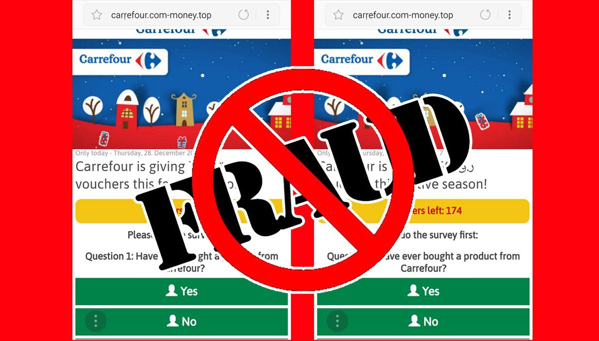HOAX; CARREFOUR IS NOT GIFTING ANY VOUCHER