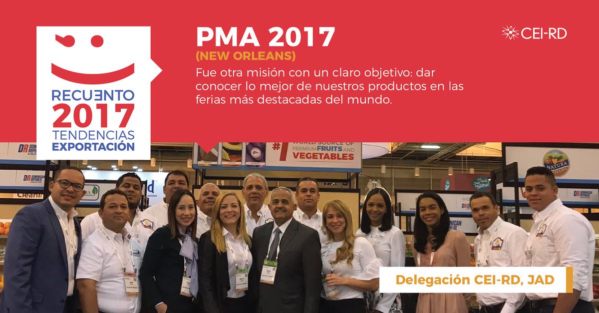 prodominicana's tweet photo. Las plataformas de negocios fueron excelentes espacios para los exportadores y potenciales exportadores que buscan alcanzar más mercados para sus productos. Felicitamos a quienes nos acompañaron a #PMASummit 2017. 🎥 https://t.co/1kZ2ScsySa https://t.co/Bi1eCN0eDP