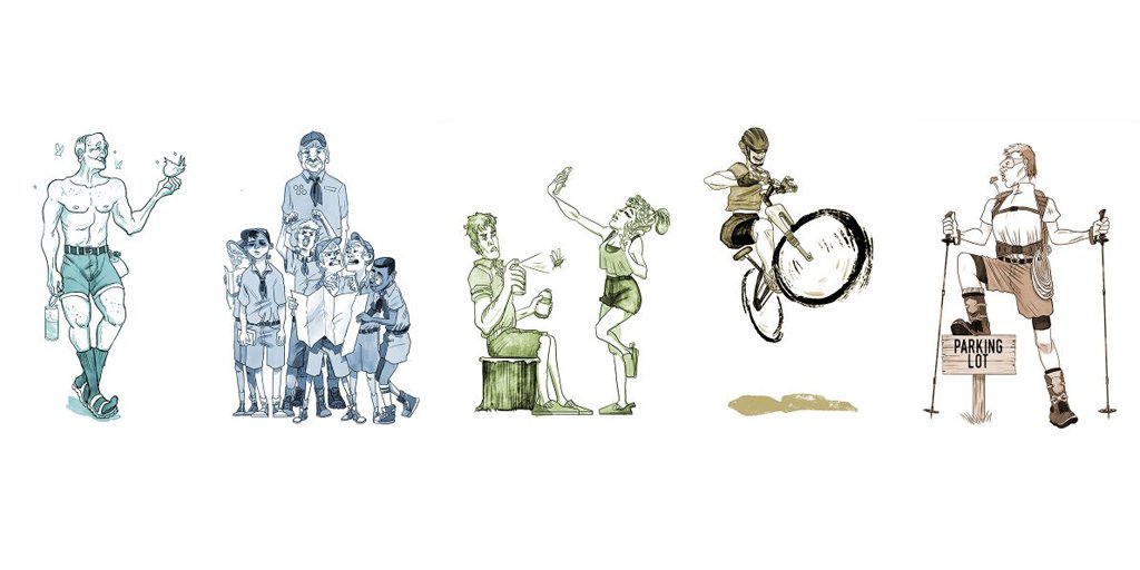 physiapp's tweet photo. The 10 Types of People You Meet on the Trail. #trailfolk #outdoors #nature https://t.co/tYkETp6DKW https://t.co/DbLwg3t3lH
