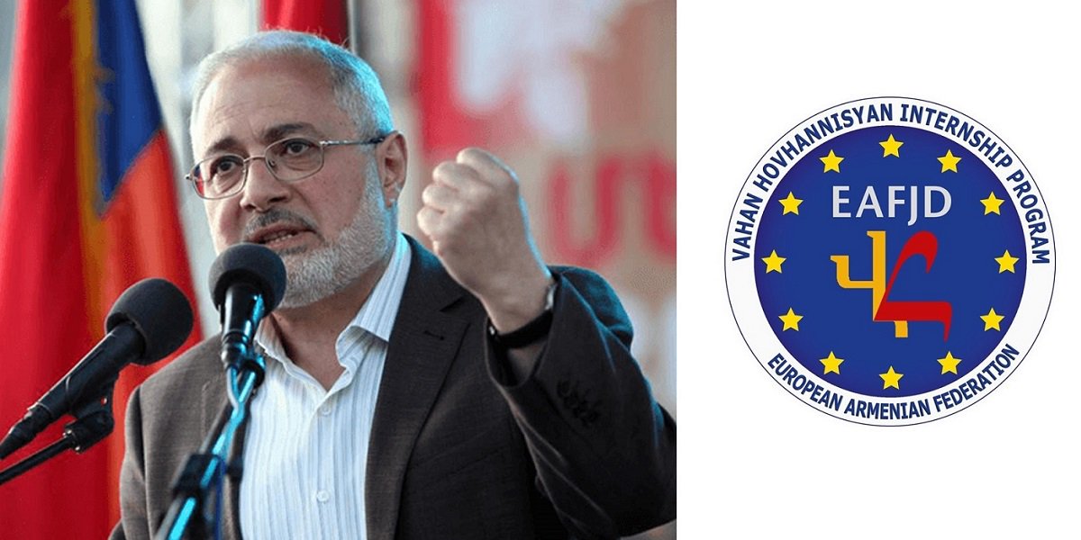 eafjd's tweet photo. Today marks the 3rd anniversary of Vahan Hovhannisyan's death.
Our new Internship Program is named after him due to his contribution to the #EU #Armenia relationship.
Led by his example, #EAFJD #VHIP is an extra step to build bridges between 2 peoples.
https://t.co/8HbWrkM3St https://t.co/xpMG4P2ATi