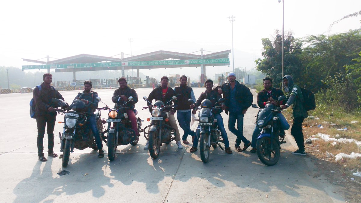 Meiyarasu R Trekker Tamilnadu Trekkers And Riders Team Long Bike Ride One Day Trip From Chennai To Kadapa Ap With Chennai Trekkers And Chennai Riders Team T Co Guyuvh9fx1