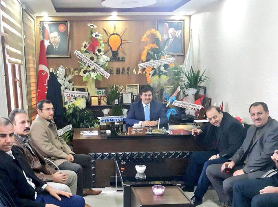 SİVEREK AK PARTİ 
@aksiverek_ ilçe başkanımız sayın <a href="/ilhancelikk/">İlhan</a> ve yeni yönetimini ziyaret ettik.
Allah hayırlı hizmetler nasip etsin
<a href="/kasimgulpinar/">Mehmet Kasım Gülpınar</a> <a href="/nihatcftc/">Nihat ÇİFTÇİ</a> <a href="/akpartiurfa/">AK PARTİ ŞANLIURFA</a> <a href="/tcbestepe/">T.C. Cumhurbaşkanlığı</a> <a href="/cemilcadak/">CEMİL ÇADAK</a> <a href="/Karacadaghaber/">KARACADAĞ HABER</a> <a href="/karacadagenclik/">KARACADAĞ GENÇLİK PLATFORMU</a> <a href="/omerofficail/">Ömer Işık</a>