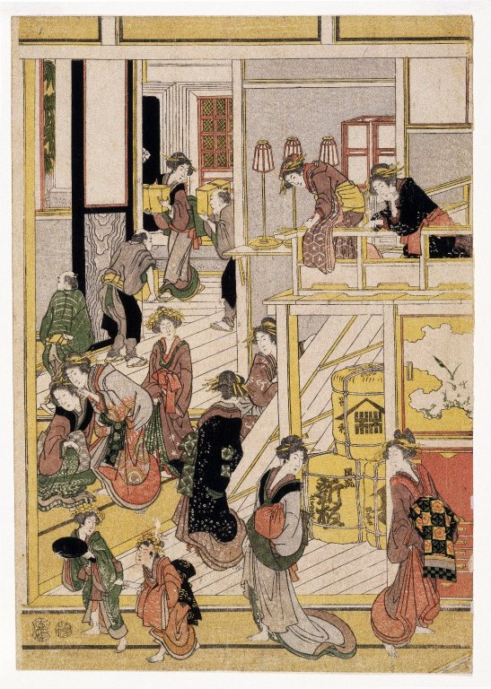 🎨 Katsushika Hokusai - New Year's Days of the Teahouse Ogi-ya / Кацусика Хокусай - Новогодние праздники в чайном домике
❄️ #winter #зима #art #Hokusai #NewYearsDaysOfTheTeahouseOgiya #Хокусай #НовогодниеПраздникиВЧайномДомике