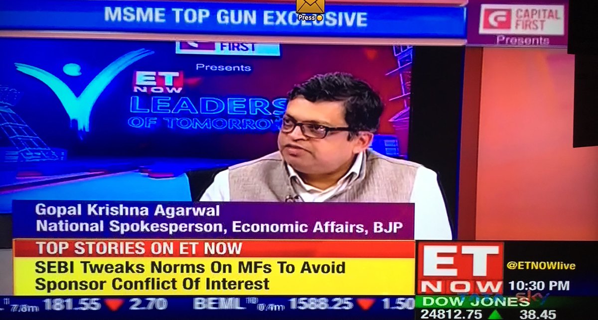 Anshul_AAgarwal's tweet image. @gopalkagarwal mentioned that @narendramodi @narendramodi_in govt is focused on #MSMEreforms