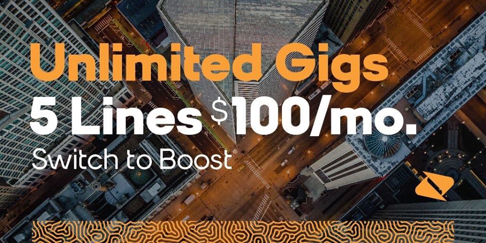 boost_atown's tweet photo. Want to save money but want an unlimited plan!!! Switch to BOOST 5 lines for $100 unlimited data for the whole family..... now only at BOOST BOOMBOTPRO for only $50 #boostnatio #bogobro #boostmobile @TCAurora https://t.co/vGo3ABl1uJ