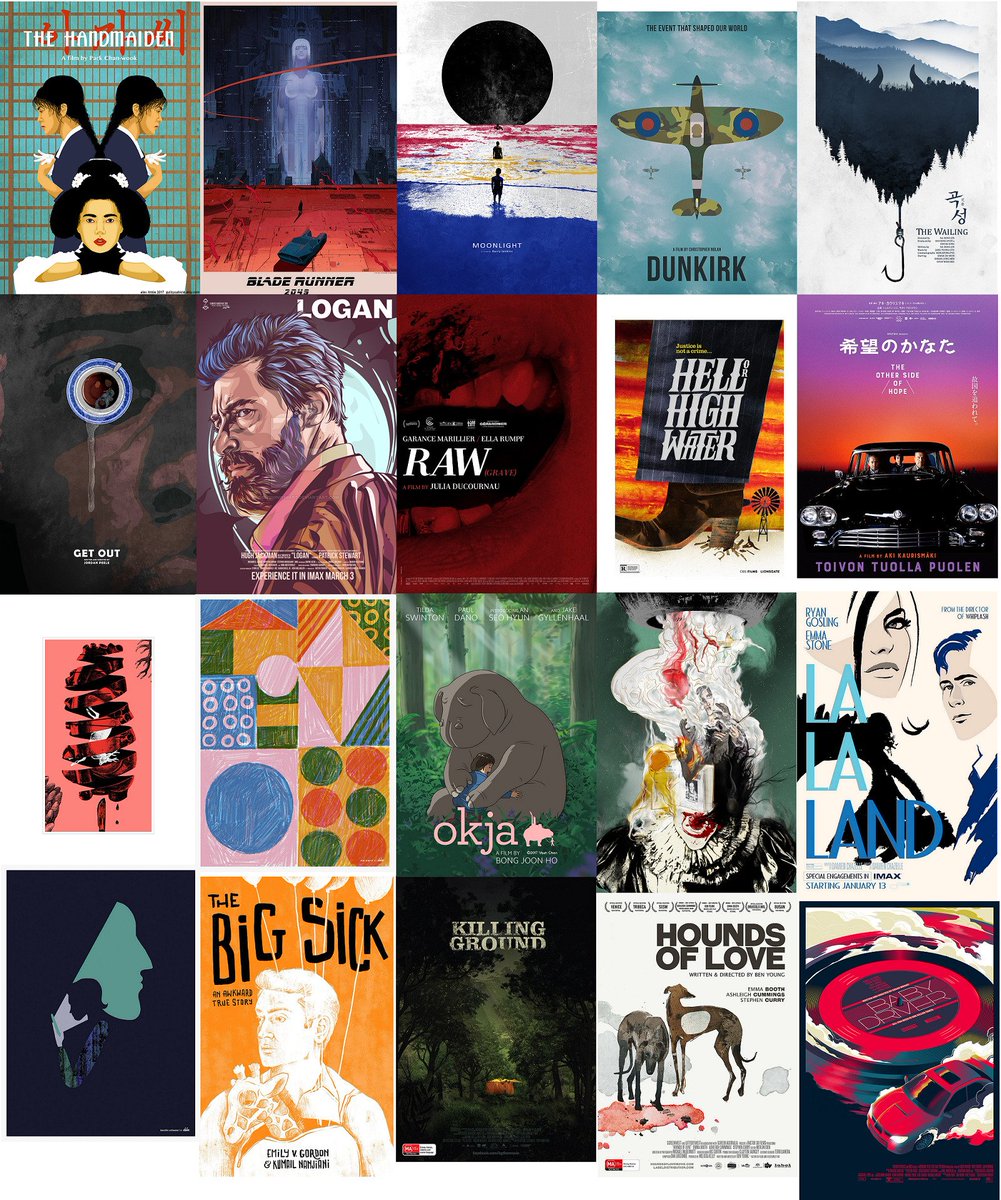 pepguhly's tweet photo. My favorite movies of 2017 - alternative movie posters
High-Resolution-Image: https://t.co/4HXZRy5YUG
@SG_Posters @TheCinegogue @altmovieposters #Cinema2017 #FilmsOf2017 #Movies2017 #Kino #kinoplus #Filmtipp https://t.co/n32KnLnz8j