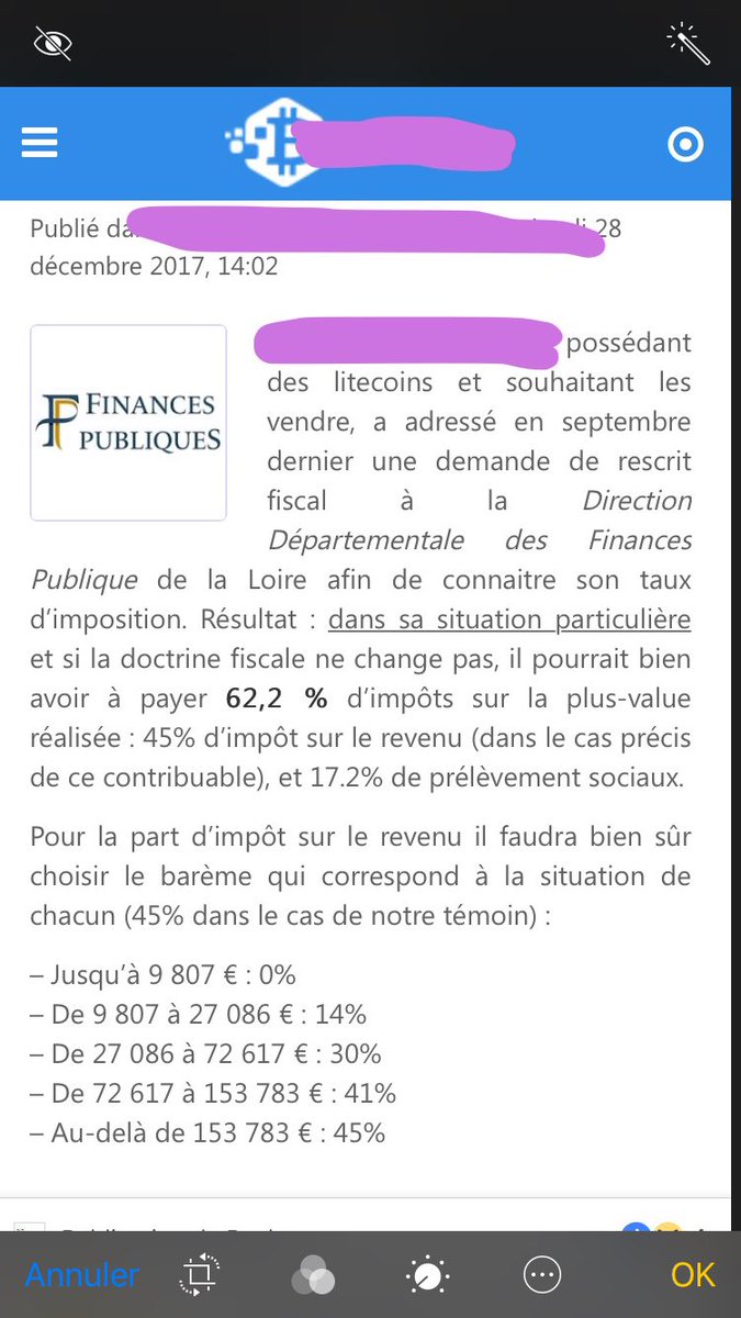 RodolpheSteffan's tweet photo. Enfin une vraie réponse des impôts concernant la fiscalité des #Cryptos >>> Qu'en pensez-vous sincèrement ? Merci de partager, cela peut intéresser ��😰😂>>> https://t.co/0Xu6zHRAH7