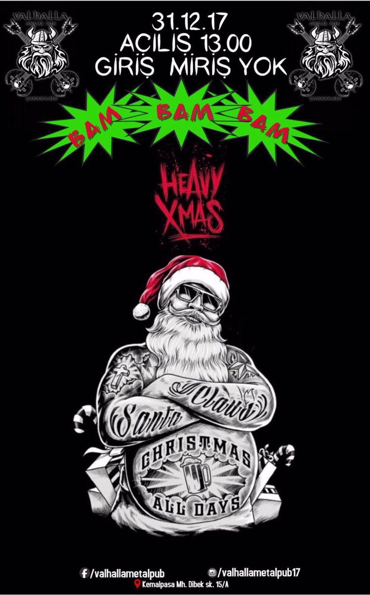 metalvalhalla's tweet photo. YENİ YILA HEAVY GİRİYORUZ! 😏🤘🏻🎶 https://t.co/u01MWUY6na