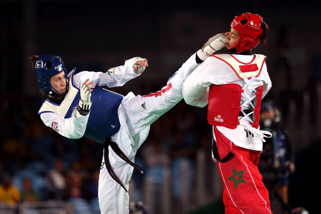 AsifBurhan's tweet photo. "I literally bow &amp; then think I'm going to hit you in the face with my foot" @BiancaW_tkd on #CBShow 8pm, @btsport 1 https://t.co/hftHSnxrQ9