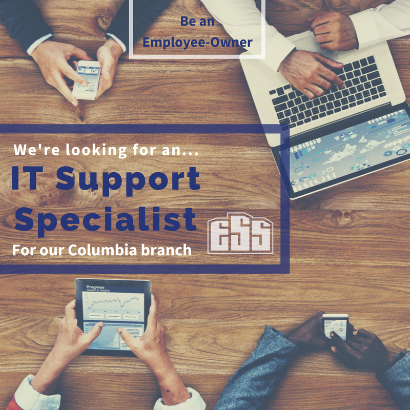 ESS_emerysapp's tweet photo. Join our team! We're looking for an IT Support Specialist. Follow the link to apply https://t.co/vZN30pQJ10 and visit https://t.co/zhajmV1Ezx to see all of our Employee-Owner opportunities. #ESScareers #OWNIT #Technology #Construction https://t.co/r5x6QJBViD