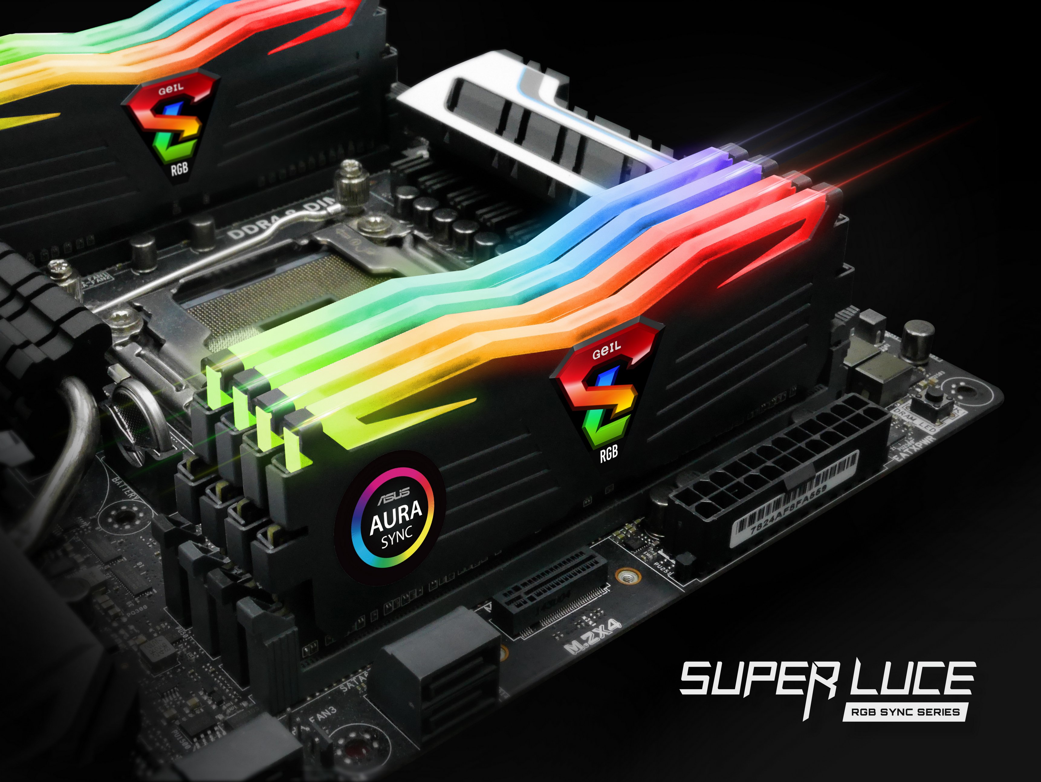 Memory Twitter: "Perfectly supporting ASUS AURA lighting control app, SUPER LUCE RGB SYNC provides the seamless synchronization of RGB lighting effects from the motherboard, graphics card, light strips, and memory