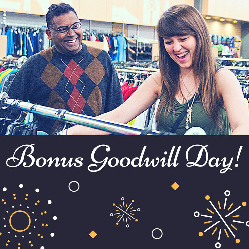 goodwilltulsa's tweet photo. This Friday is our last sale day of the year. We’re having a Bonus Goodwill Day, when you get 50% off your choice of any one regular-price item. Come get great a deal on a #goodwillfind. https://t.co/bY2p5W7Lq2 https://t.co/JIwnKBesh0