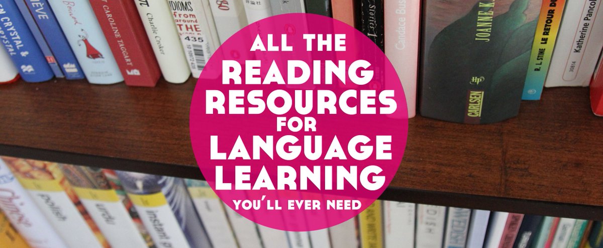 All the reading resources for #languagelearning you'll ever need: bit.ly/1Ry8khO (you're welcome 😉)