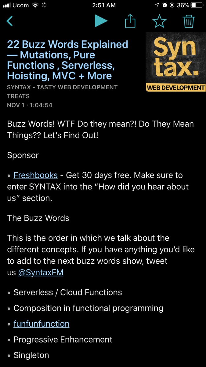 rafalyovson's tweet image. Someone’s watching @BoJackHorseman ]] a great podcast by @wesbos and @stolinski #SyntaxPodcast