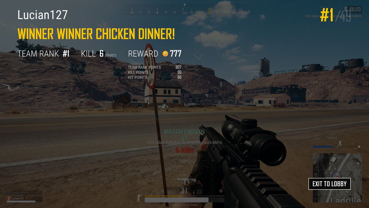 Alekstarlord's tweet photo. La petite game qui fait plaisir avec @CuNimbus #PUBG #ChickenDinner #Top1 #rekt #biatchs https://t.co/UQ7T3eiWXG