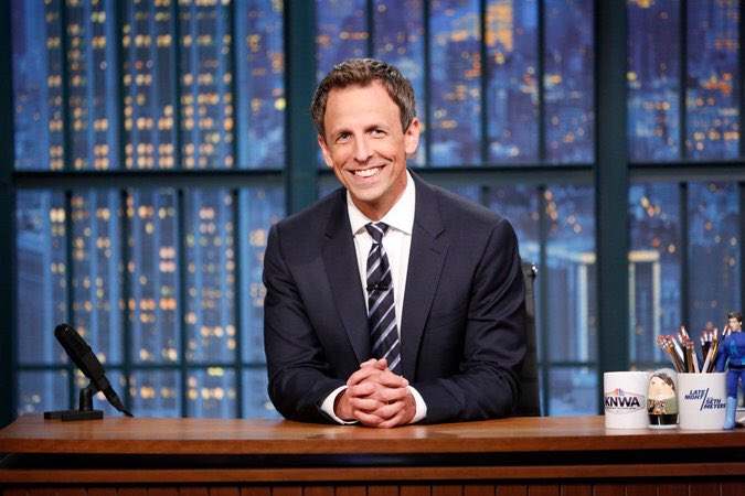 Happy 44th Birthday to Seth Meyers! The host of Late Night with Seth Meyers.  