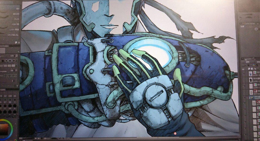 ジャンプ+にて作品が掲載されてます〜♪
表紙は鉛筆で描いた後に取り込んでデジタルでカラー、
原稿はアナログでペン入れしてます♪
下のURLから読めると思いますhttps://t.co/AcoLRftLtD 