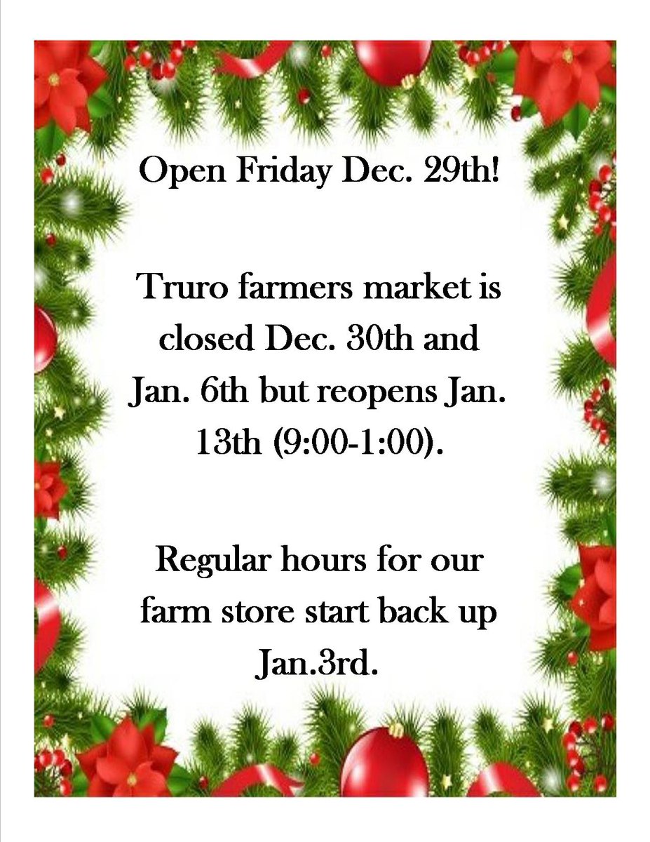 Open tomorrow!