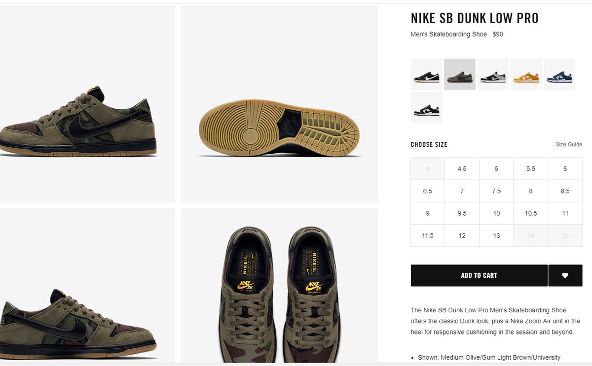 nike sb dunk low skate camo