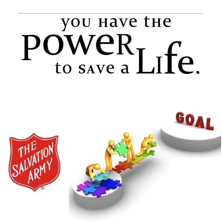 What’s your goal for 2018?  Paint the house? Get organized? Save more money?  You could also add - Save a life!  Call the local Salvation Army to find out how you can help 306-778-0515. #CharitySpotlight #SaveALife #SalvationArmy #GivingHope